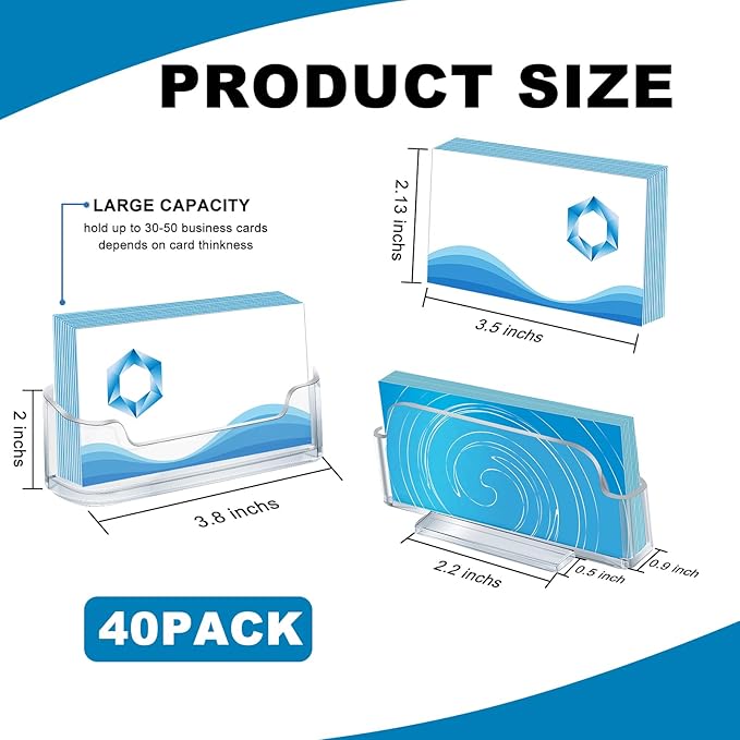 Mototo Acrylic Business Card Holder - Image 2