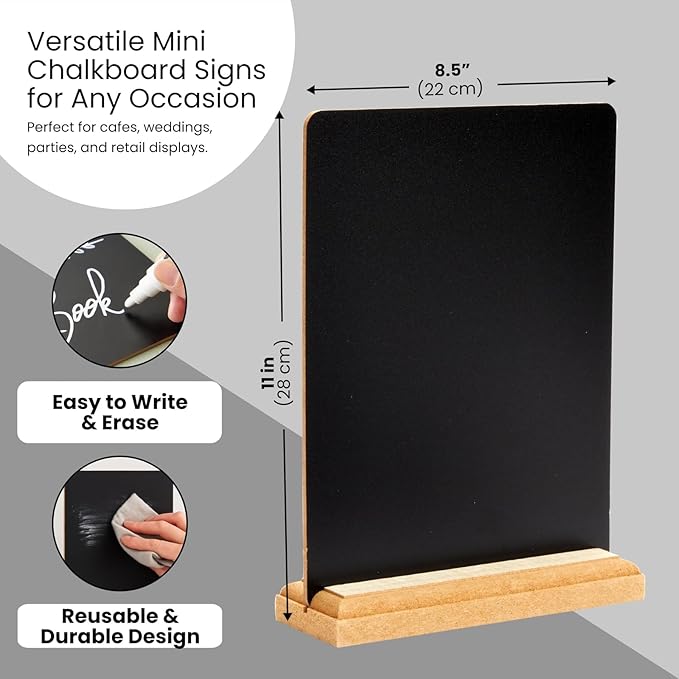 Juvale Mini Chalkboard Signs - Image 3