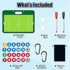 Torlam Magnetic Dry Erase Coach Board, Basketball Coaching Clipboard - Image 7