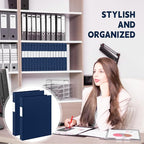 Henoyso 16 Pcs 3 Ring Binder 0.5 Inch Round Fits Letter Size 8.5'' x 11'' Paper - Image 6