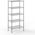 Regal Altair 18" Deep x 30" Wide x 64" Height Wire Shelving Kit | 5-Tier | NSF