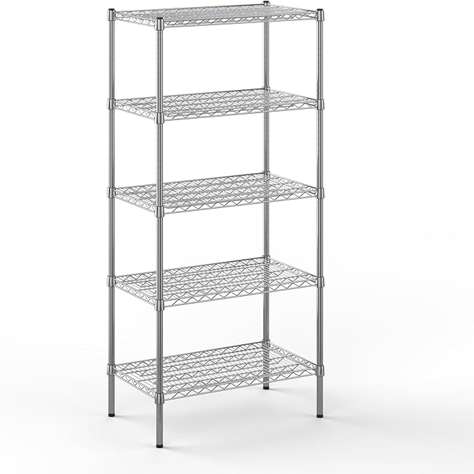 Regal Altair 18" Deep x 30" Wide x 64" Height Wire Shelving Kit | 5-Tier | NSF by Regal+Altair