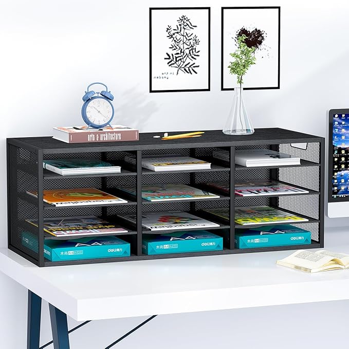 PAG-Mass Mail Sorter Adjustable Countertop Heavy Duty Literature Organizer - Image 4