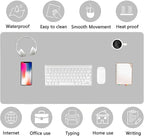 PU Leather Desk Pad Protector Gaming Mouse Pad Non Slip Desk Mat - Image 5