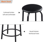 Yaheetech Tilting Drafting Table Art Craft Desk with Stool, Drawers, Black | Steel frame and MDF top adjusts 0-40° for drawing or diamond painting; 3 drawers and shelf organize supplies in small spaces.