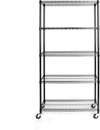 Seville Classics UltraDurable Heavy Duty NSF Solid Steel Wire Rack Storage Unit - Image 8