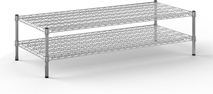 Regal Altair 24" Deep x 54" Wide x 14" Height Wire Shelving Kit | 2-Tier | NSF by Regal+Altair