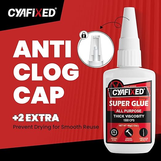 Thick Super Glue 120 Gram, Heavy Duty Instant Cyanoacrylate Adhesive - Image 4