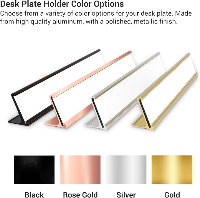 Custom Engraved Desk Plate | Personalized - Image 3