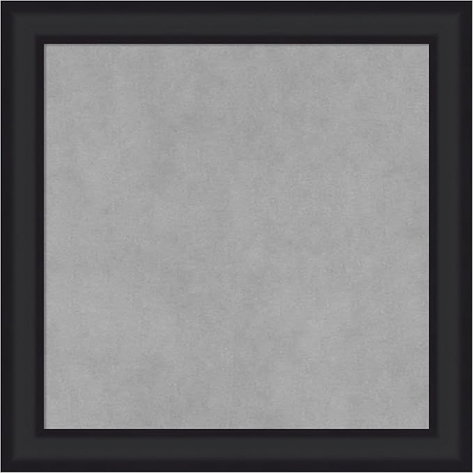 Amanti Art Black Framed Magnetic Board 19x19 Small Vision Board by AmantiArt