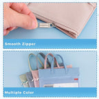 Pendancy Mesh Zipper Pouch A4 Size, Large Double Pocket Waterproof File Bag - Image 5
