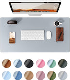 YSAGi Leather Desk Protector, Office Mat, Large Mouse Mat, Non-Slip PU Leather by YSAGi