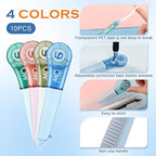 EQUNROY 10 Pcs Correction Tape for Instant Error Fixing, Easy-to-Use Pen-Style - Image 5