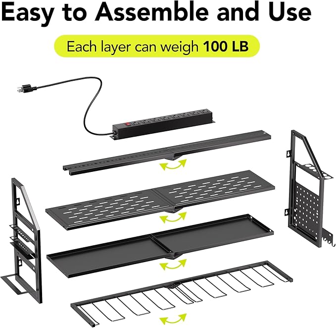 YFFSRJDJ Power Tool Organizer Wall Mount - Image 8
