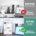 2 Pack Acrylic Brochure Holder 8.5 x 11 inches, 3 Tier Clear Brochure Display - Image 6