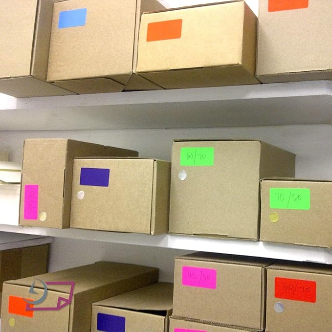 8-1/2 x 11 Neon Color High Light Fluorescent Labels - Image 5