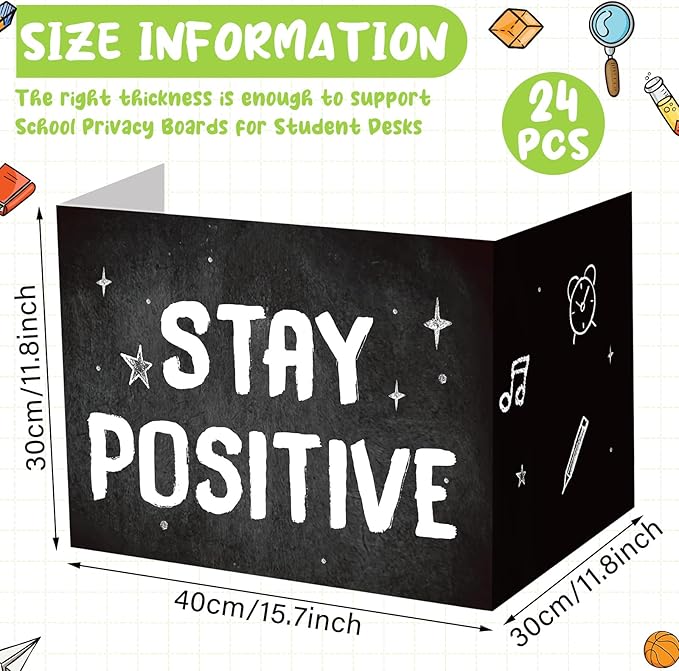 Honoson 24 Pcs Bulk Inspirational Privacy Folders - Image 2