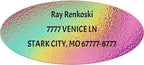 Made in USA Custom Return Address Stickers Labels Customized Mailing Label by HOOKAH+SUN