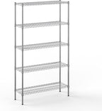 Regal Altair 14" Deep x 42" Wide x 74" Height Wire Shelving Kit | 5-Tier | NSF by Regal+Altair