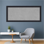 Amanti Art Black Framed Magnetic Board 24x52 Oversize Vision Board - Image 5