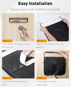 Uniclife Black Mail Slot Catcher - Image 3