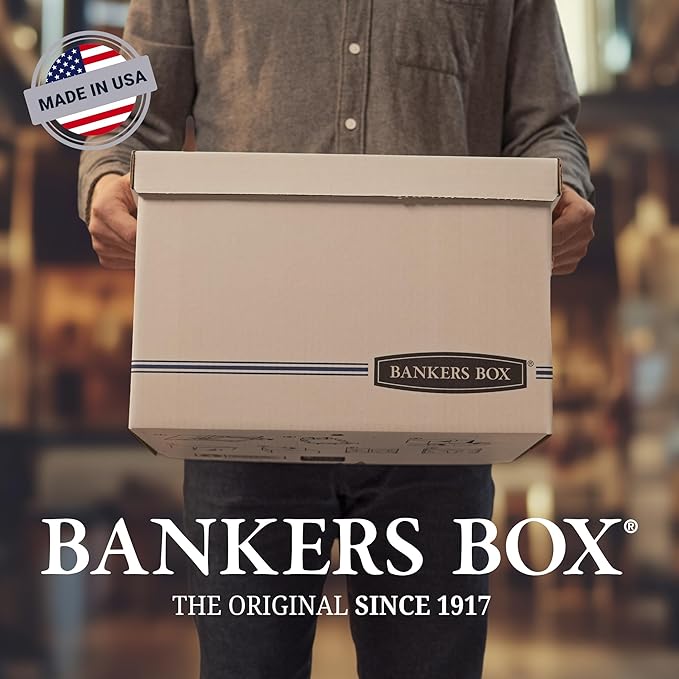 Bankers Box 12-Pack Basic Duty File Storage Boxes - Image 8