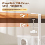 Under Desk Cable Management Large, Cinati 16" Cable Management Box - Image 3