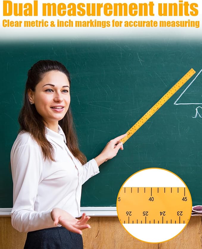 39in Yellow Plastic Meter Stick - Image 5