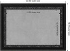 Amanti Art Black Framed Magnetic Board 16x22 Small Vision Board - Image 2