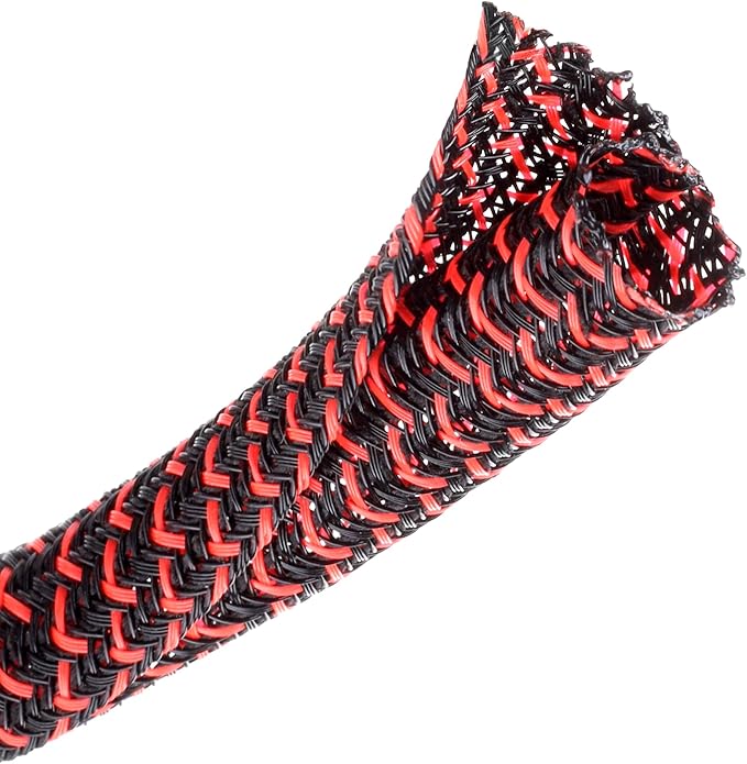 CrocSee 10ft - 1/2 inch Braided Cable Management Sleeve Cord Protector - by CrocSee