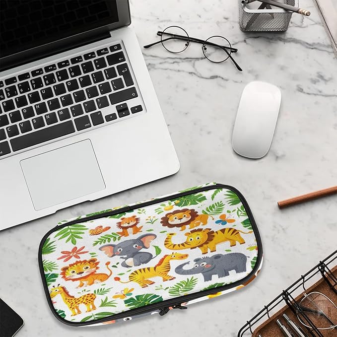Pardick Pencil Case，Cute Animals Big Capacity Pencil Pouch Coin Pouch - Image 9
