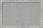 Amanti Art Silver Framed Magnetic Board 23x35 Large Vision Board by AmantiArt
