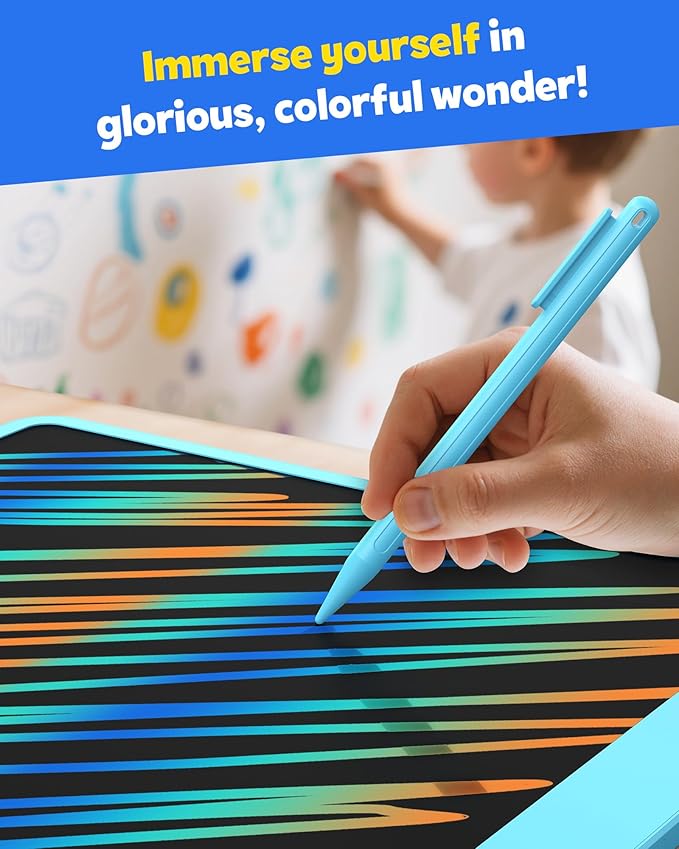 TEKFUN LCD Writing Tablet for Adults, Large Doodle Board, 16 Inch Colorful - Image 4