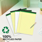 KAISA Legal Notepads 8.5"x11.75"，12pads note pads Writing Pads Recycled Paper - Image 7