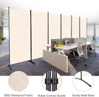 Room Divider 6FT Folding Privacy Screens, 6 Panel Partition Room Dividers - Image 2