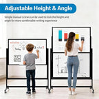48 x 60 Inch Height Adjustable Dry Erase Whiteboard - Image 2