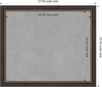 Amanti Art Black Framed Magnetic Board 23x27 Medium Vision Board - Image 4