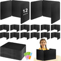 12 Pack Desk Dividers for Students, Waterproof Durable Plastic Testing Dividers by IKAYAS