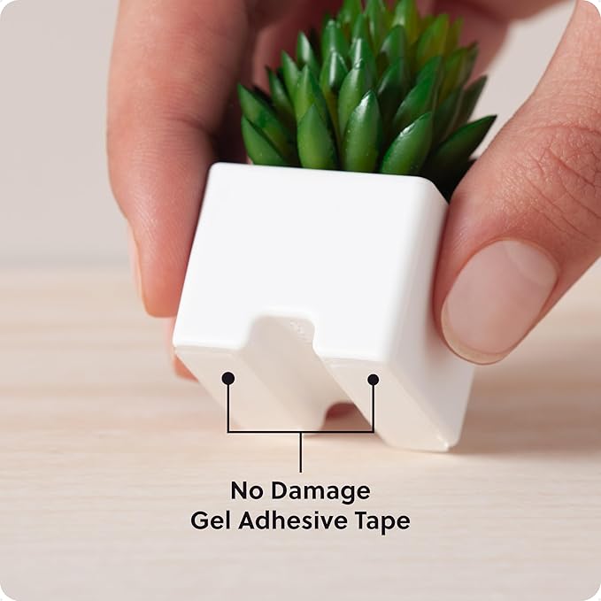 U Brands Adhesive Faux Succulent Cord Organizers, Kitchen Gadgets Cable - Image 5