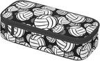 HKHEHOP Volleyball Ball Pattern Pencil Case Big Capacity Storage Pencil Pouch - Image 3