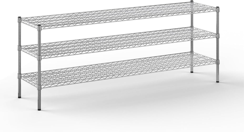 Regal Altair 18" Deep x 72" Wide x 27" Height Wire Shelving Kit | 3-Tier | NSF