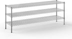 Regal Altair 18" Deep x 72" Wide x 27" Height Wire Shelving Kit | 3-Tier | NSF