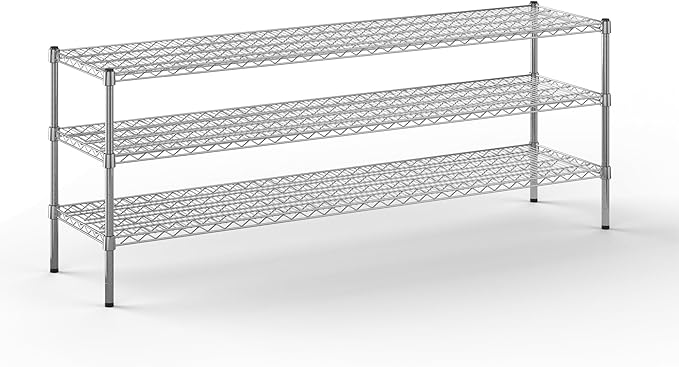 Regal Altair 18" Deep x 72" Wide x 27" Height Wire Shelving Kit | 3-Tier | NSF by Regal+Altair