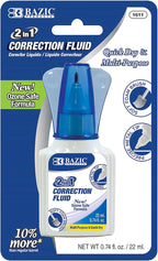 BAZIC 22ml 2 in 1 Correction w/Foam Brush Applicator & Pen Tip by BAZICProducts