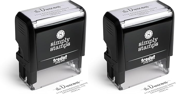 The Duncans Personalized Self-Inking Address Stamp | Envelope Return Address by 904Custom