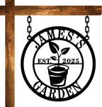 ENFODREAM Personalized Metal Garden Sign, Family Last Name & Established Date by ENFODREAM