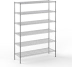 Regal Altair 18" Deep x 54" Wide x 74" Height Wire Shelving Kit | 6-Tier | NSF by Regal+Altair