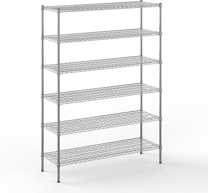 Regal Altair 18" Deep x 54" Wide x 74" Height Wire Shelving Kit | 6-Tier | NSF by Regal+Altair