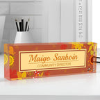 Personalized Name Plate for Desk Custom Acrylic Desk Name Plate Custom Employee - Image 4