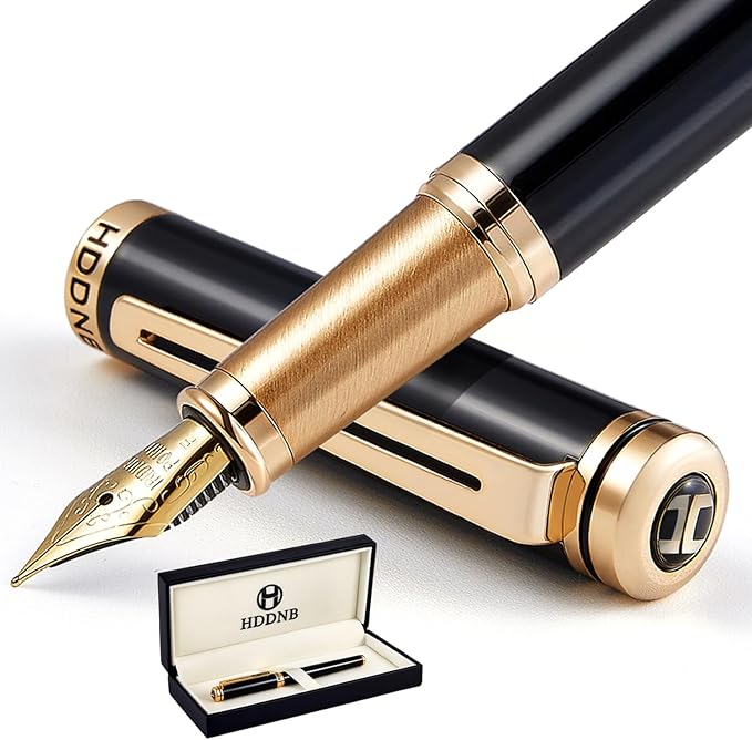 HDDNB Black Luxury Fountain Pen Set by Unknown